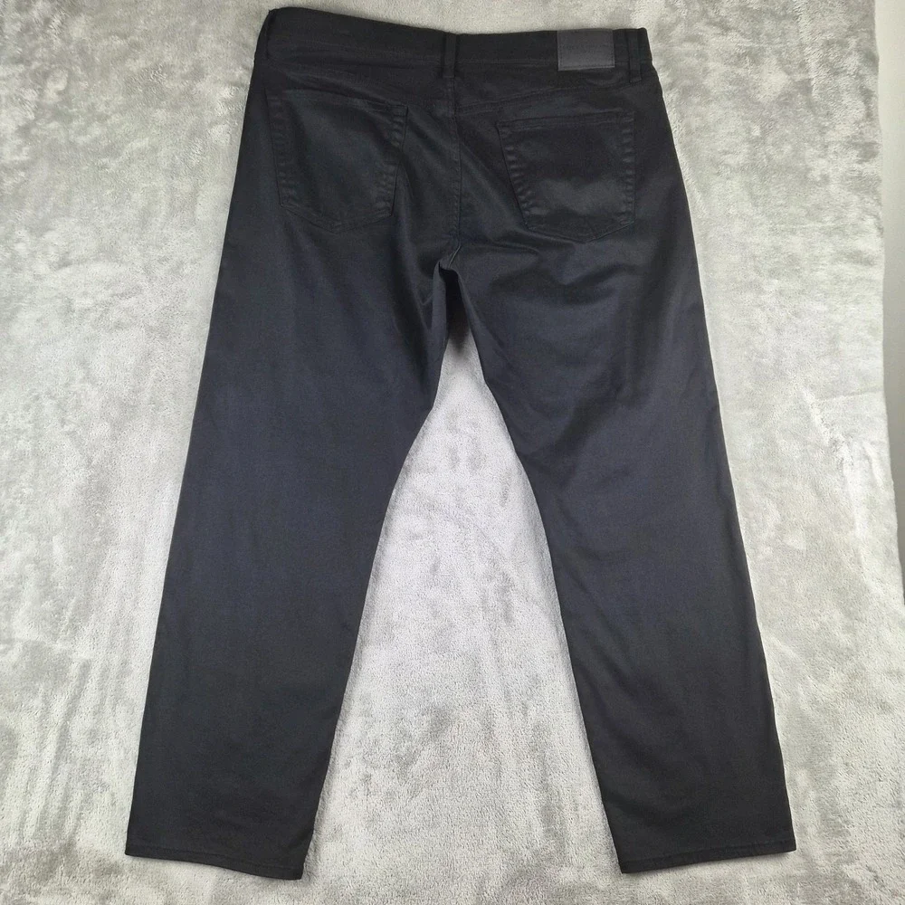 Banana Republic Pants Mens 32x32 Black Denim Stretch 5 Pocket Slim Modern Fit